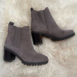 UGG Taupe Heeled Boots